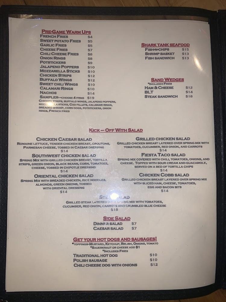 Boxseat Sports Grill Menu image 2