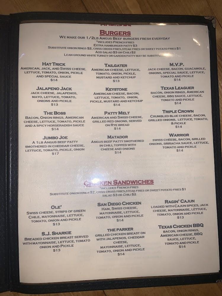 Boxseat Sports Grill Menu image 3